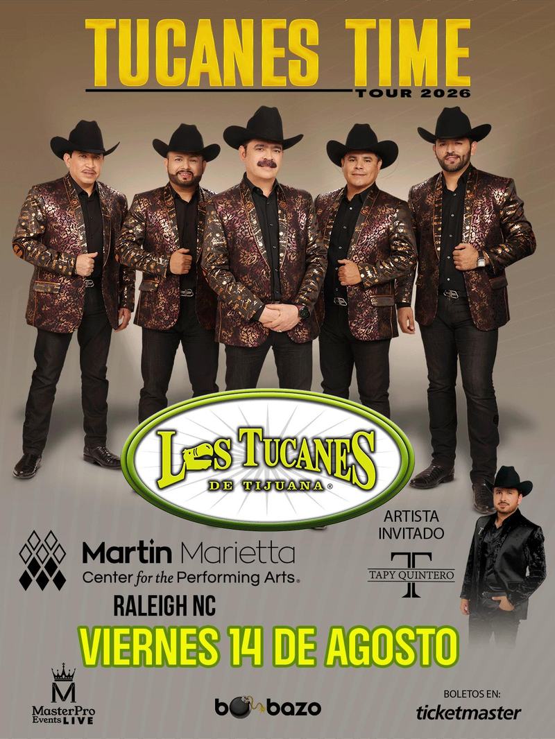 Los Tucanes De Tijuana — Raleigh